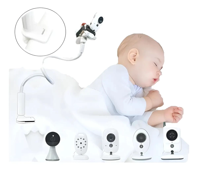 SOPORTE AJUSTABLE UNIVERSAL PARA MONITOR Y CAMARA DE BEBE - 1