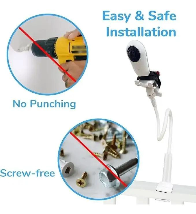 SOPORTE AJUSTABLE UNIVERSAL PARA MONITOR Y CAMARA DE BEBE - 3