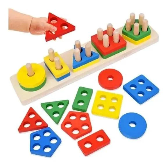 JUEGO EDUCATIVO DE BLOQUES DE CONSTRUCCION PARA NIÑOS - 3