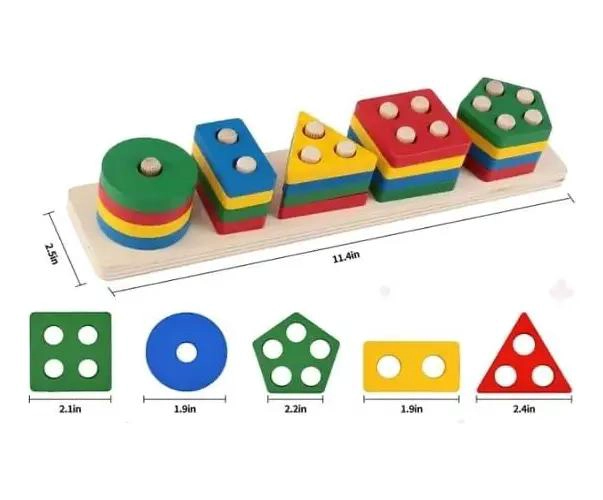 JUEGO EDUCATIVO DE BLOQUES DE CONSTRUCCION PARA NIÑOS - 4