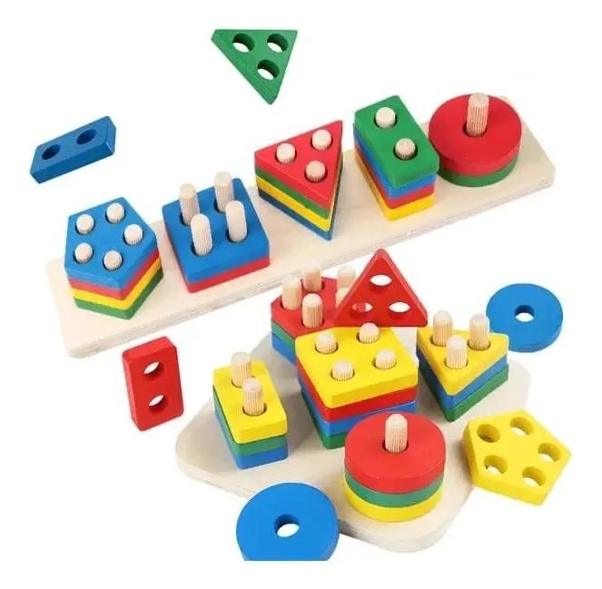 JUEGO EDUCATIVO DE BLOQUES DE CONSTRUCCION PARA NIÑOS - 5