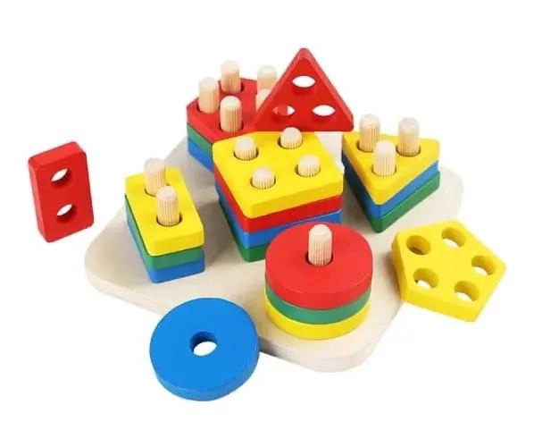 JUEGO EDUCATIVO DE BLOQUES DE CONSTRUCCION PARA NIÑOS - 8