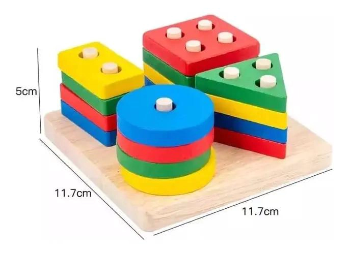 JUEGO EDUCATIVO DE BLOQUES DE CONSTRUCCION PARA NIÑOS - 9