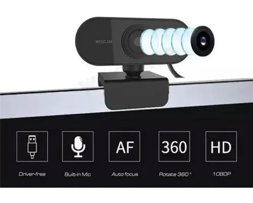 CAMARA WEB USB 720P CON MICROFONO INTEGRADO PARA PC - 2