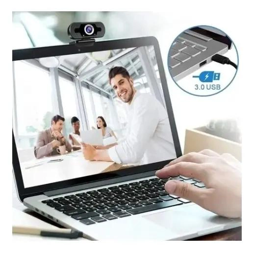 CAMARA WEB USB 720P CON MICROFONO INTEGRADO PARA PC - 6