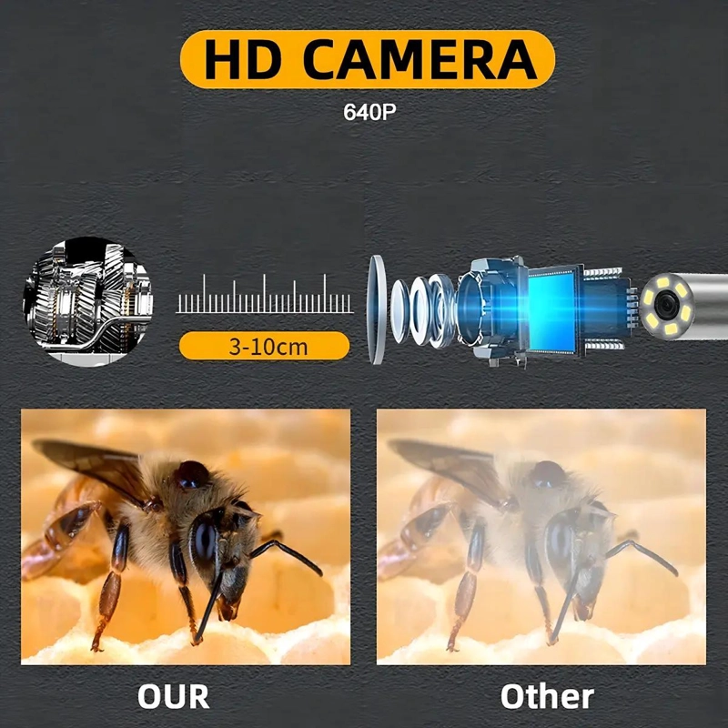 CAMARA ENDOSCOPICA USB 5M PARA INSPECCION Y VIGILANCIA - 9