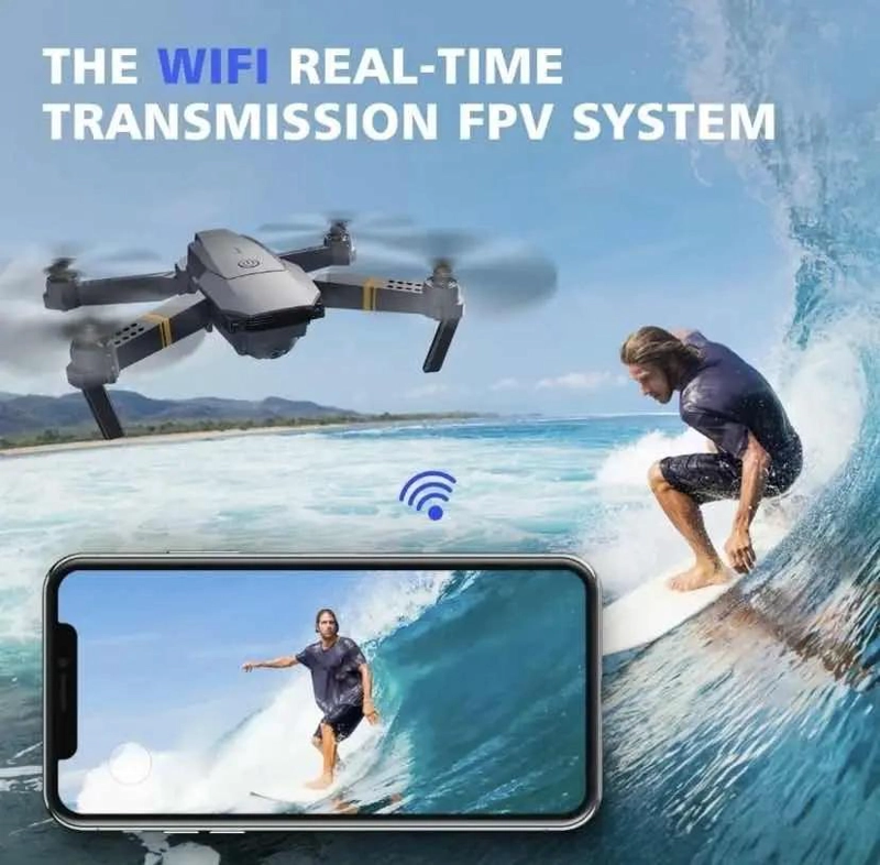 DRON 4K CON CAMARA DUAL Y CONTROL REMOTO ERGONOMICO - 4