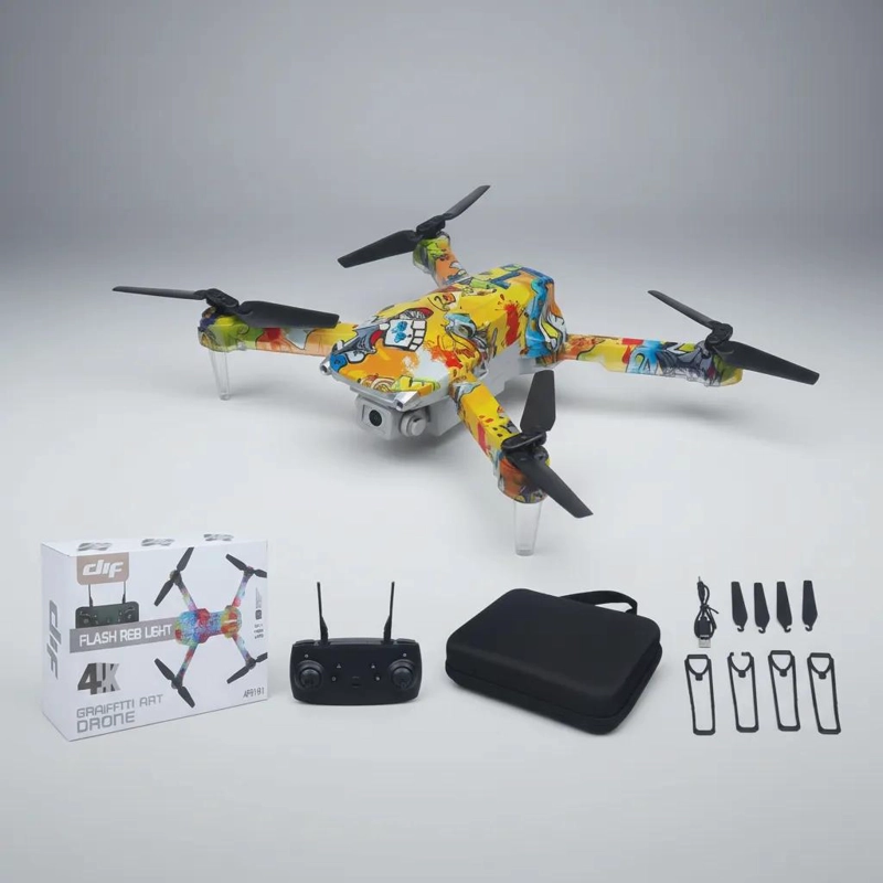 DRONE ART GRAFFITI 4K CON CAMARA Y LED MULTICOLOR - 6