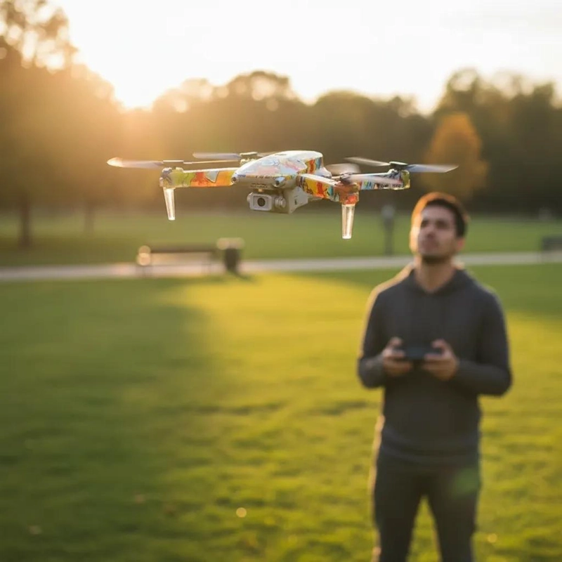 DRONE ART GRAFFITI 4K CON CAMARA Y LED MULTICOLOR - 7