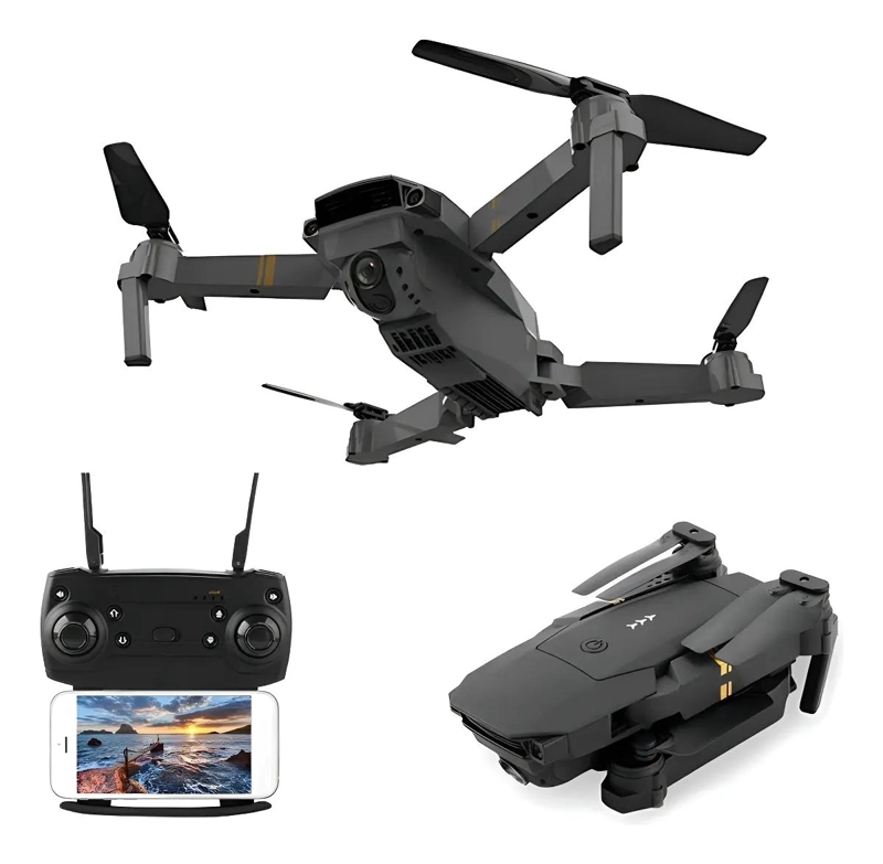 DRONE CON CAMARA WIFI Y CONTROL POR APP, BATERIA RECARGABLE - 1