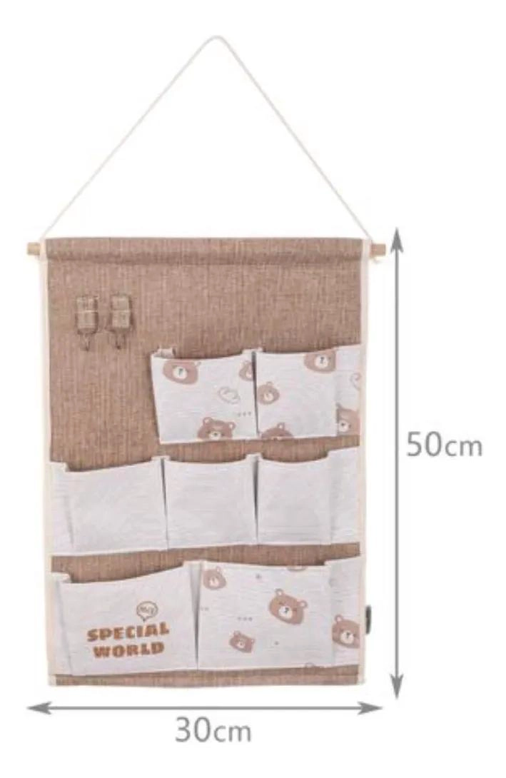 ORGANIZADOR COLGANTE DE 7 BOLSILLOS PARA ARMARIOS - 2