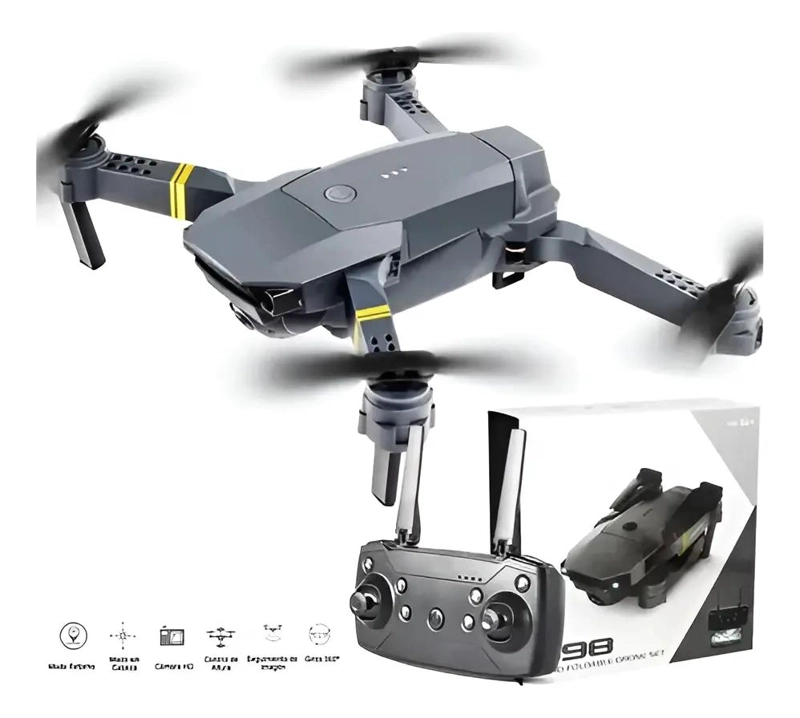 DRONE PLEGABLE CON CAMARA 4K Y CONTROL REMOTO PARA CELULAR - 1