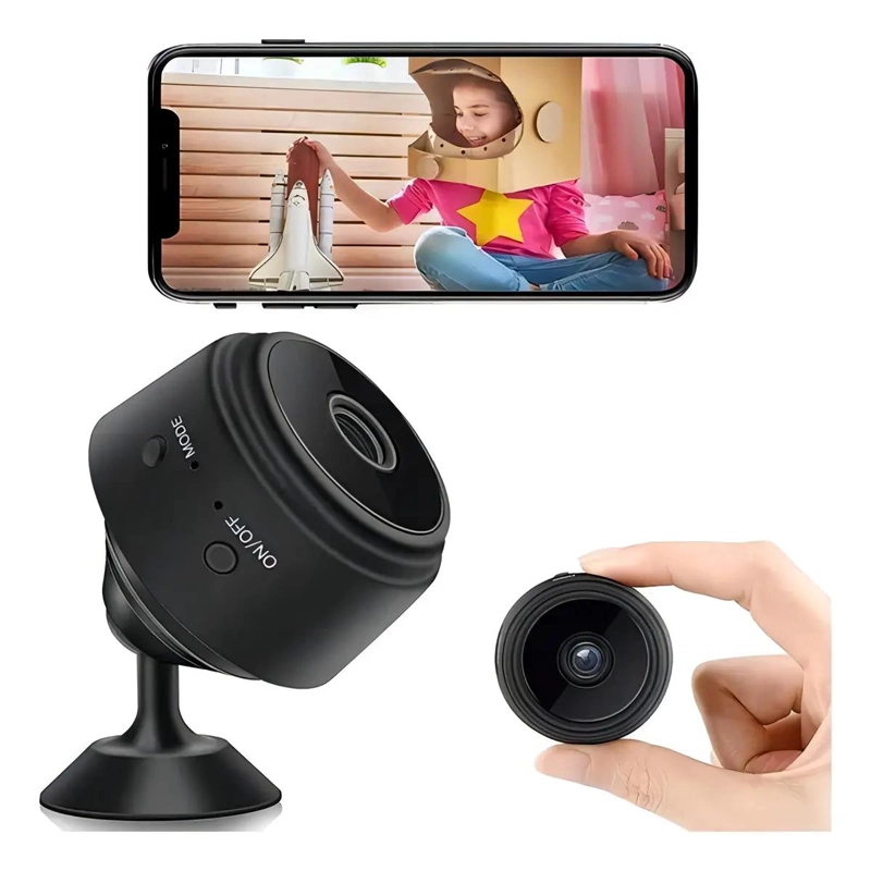 CAMARA ESPIA DE SEGURIDAD CON VISION NOCTURNA Y AUDIO - 1