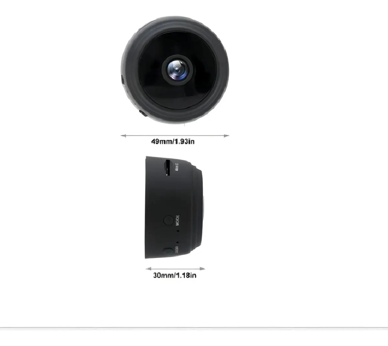 CAMARA ESPIA DE SEGURIDAD CON VISION NOCTURNA Y AUDIO - 5