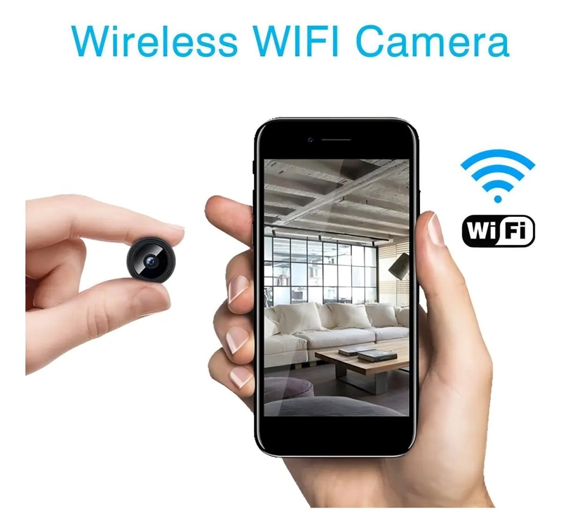 CAMARA ESPIA DE SEGURIDAD CON VISION NOCTURNA Y AUDIO - 9