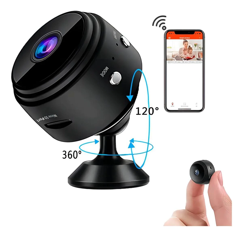 CAMARA ESPIA WIFI VISION NOCTURNA HD 1080P RECARGABLE - 3
