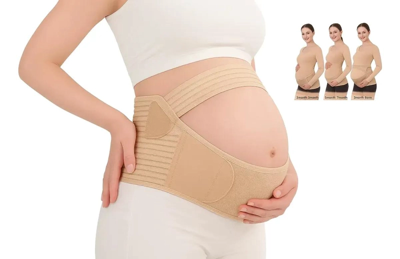 FAJA PRENATAL BEIGE PARA EMBARAZADAS DE TALLA L - 2