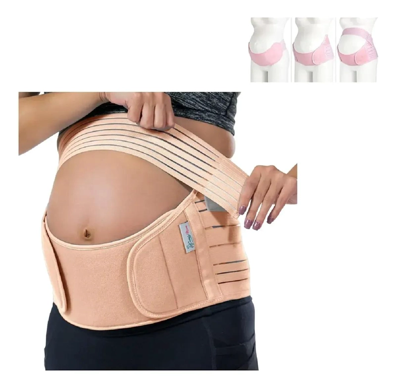 FAJA PRENATAL BEIGE PARA EMBARAZADAS DE TALLA L - 3