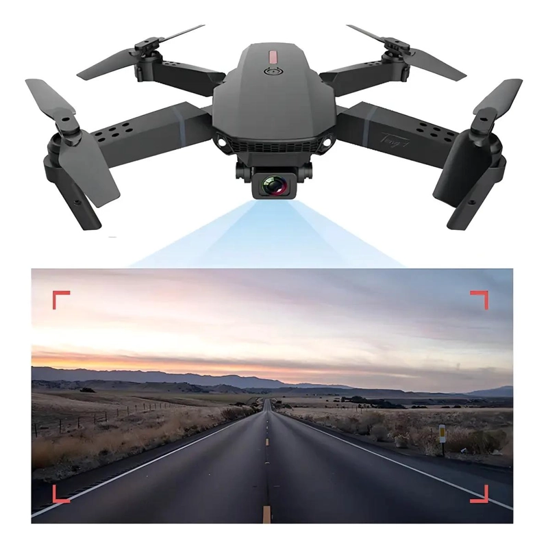DRON INFANTIL E88 CON CAMARA HD 1080MP Y CONTROL REMOTO - 5
