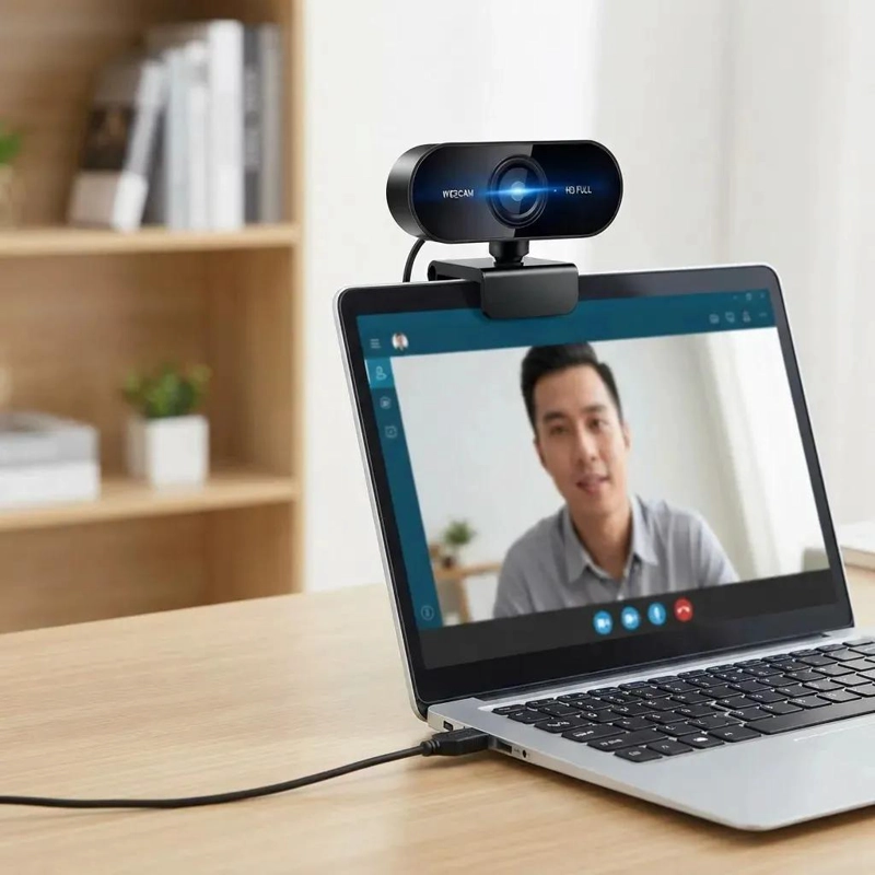 CAMARA WEB FULL HD 1080P CON MICROFONO Y ENFOQUE AUTOMATICO - 2