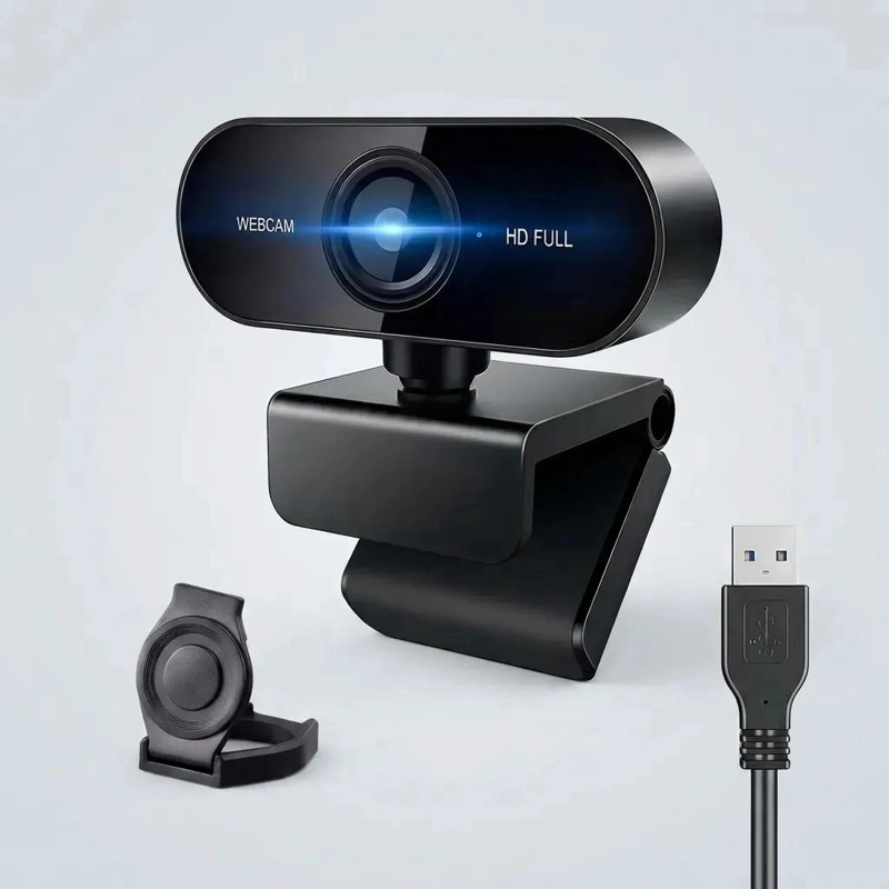 CAMARA WEB FULL HD 1080P CON MICROFONO Y ENFOQUE AUTOMATICO - 4