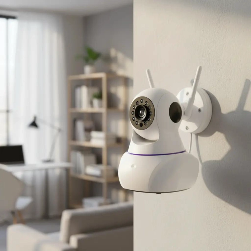 CAMARA DOMO WI-FI HD INTERIOR CON VISION NOCTURNA Y AUDIO - 5