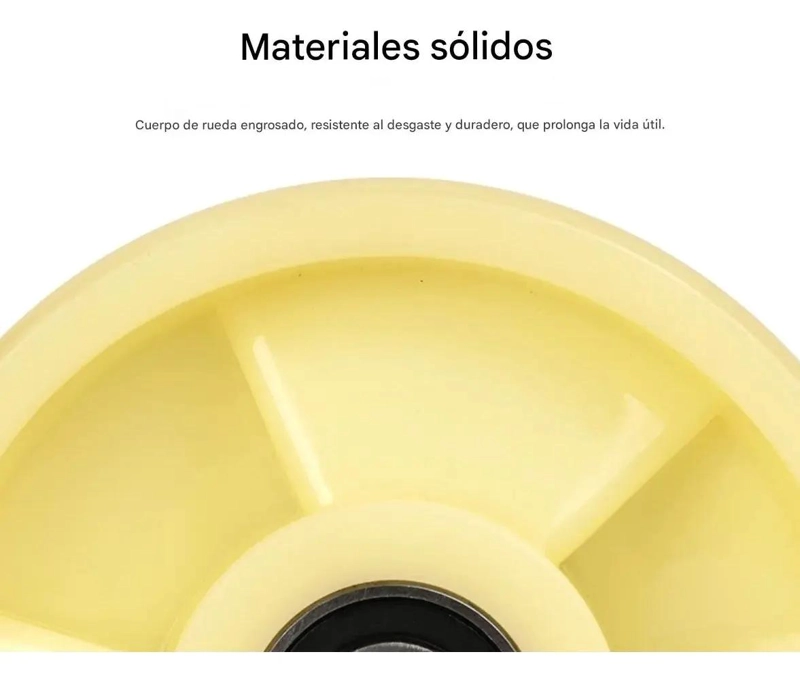RUEDA PARA TRANSPALETA DE TECHNYL 80X70 MM SOPORTA 600 KG - 4