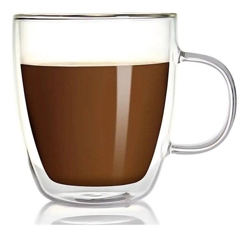 TETERA DE VIDRIO CON INFUSOR Y 4 TAZAS DOBLE PARED TERMO - 4