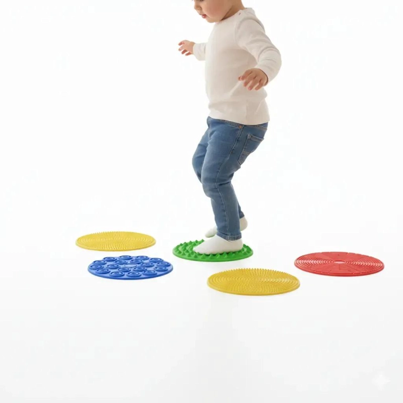 SET DE 4 DISCOS SENSORIALES TACTILES PARA ESTIMULACION - 3