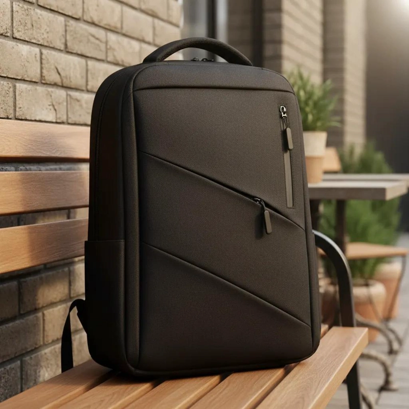 MOCHILA IMPERMEABLE PARA NOTEBOOK CON PUERTO USB Y GRAN CAPACIDAD - 1