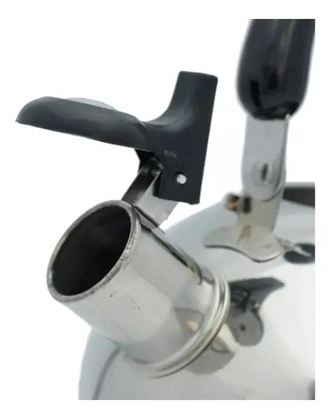 TETERA DE ACERO INOXIDABLE CON SILBATO 2,5L PARA HERVIR AGUA - 4