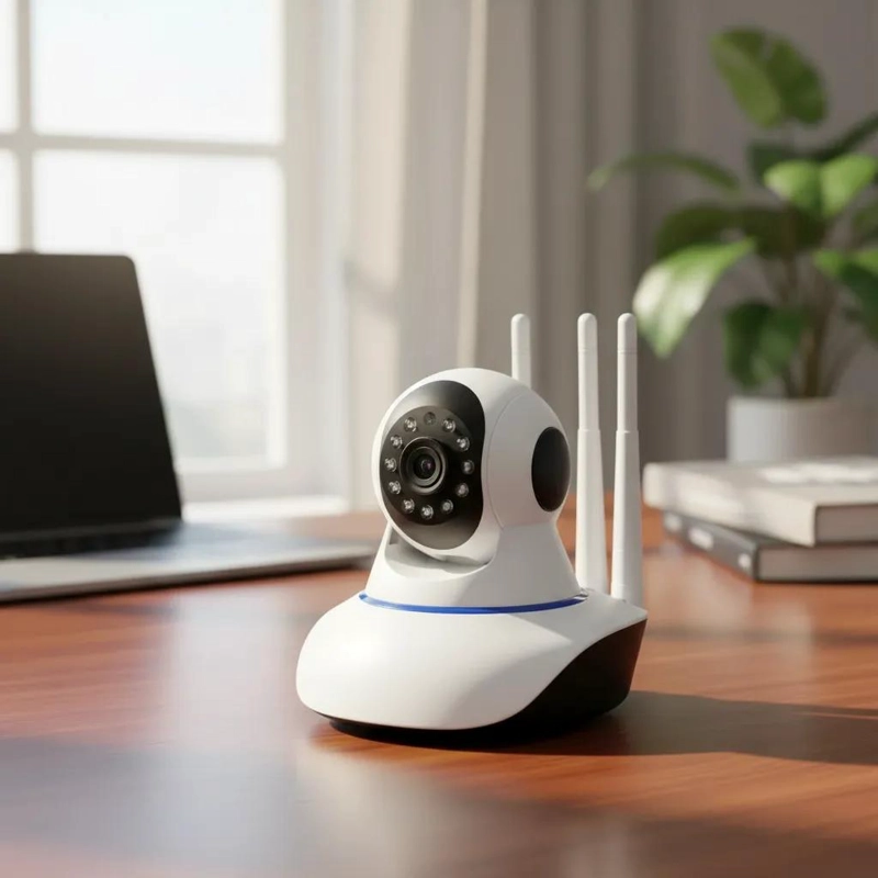 CAMARA IP WIFI HD MOTORIZADA 360° CON VISION NOCTURNA - 1