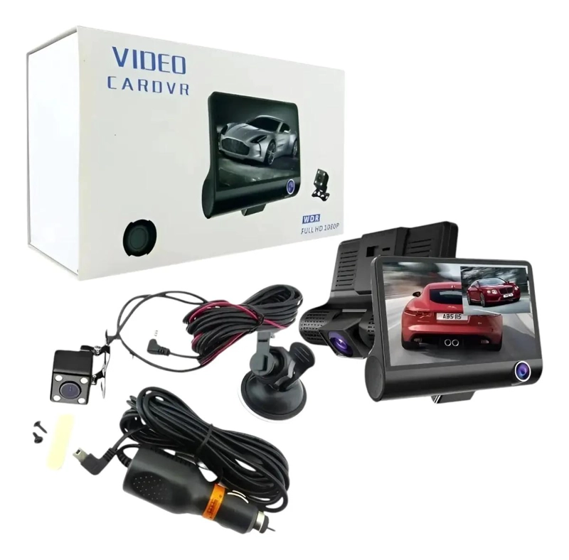 CAMARA DE VIDEO PARA AUTOMOVIL CON VISION TRASERA Y PANTALLA - 3