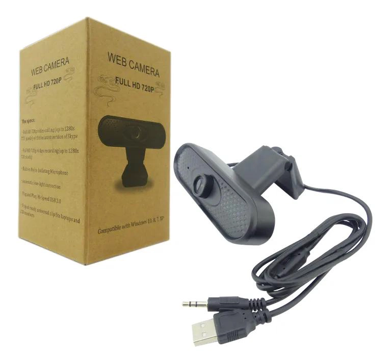 CAMARA WEB FULL HD 720P CON MICROFONO INTEGRADO USB - 1