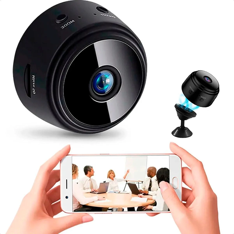 MINI CAMARA ESPIA COMPACTA CON VISION NOCTURNA Y WIFI - 1