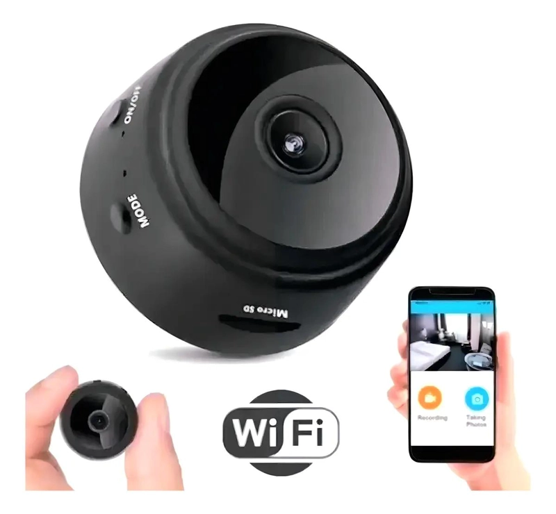 CAMARA ESPIA WIFI CON VISION NOCTURNA Y GRABACION DE AUDIO - 4