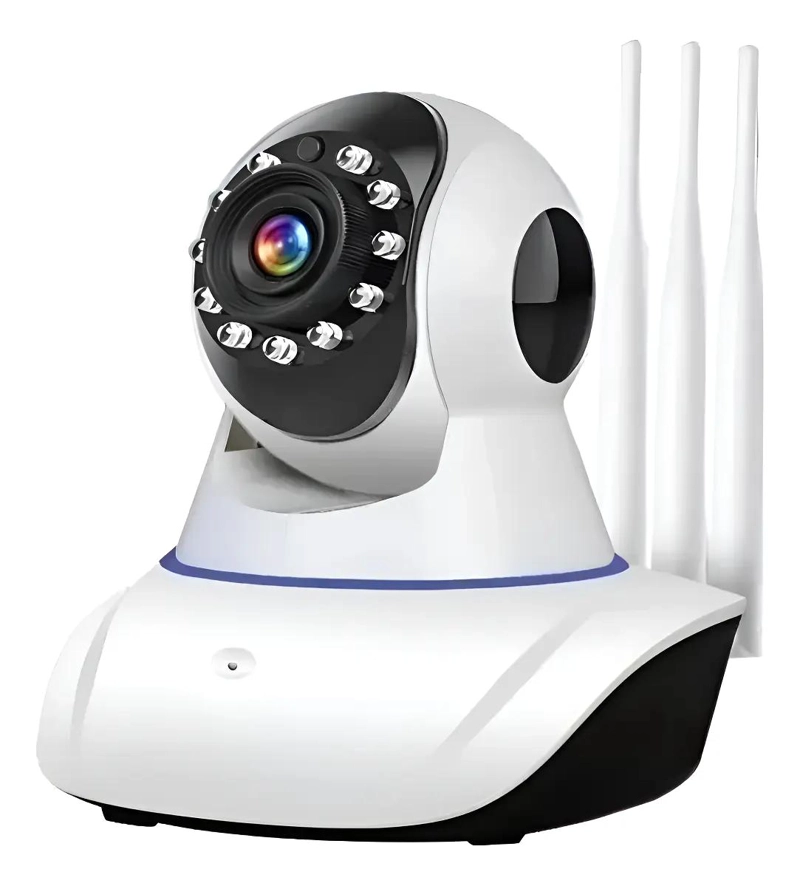 CAMARA IP WIFI HD CON VISION NOCTURNA Y ALARMA - 1