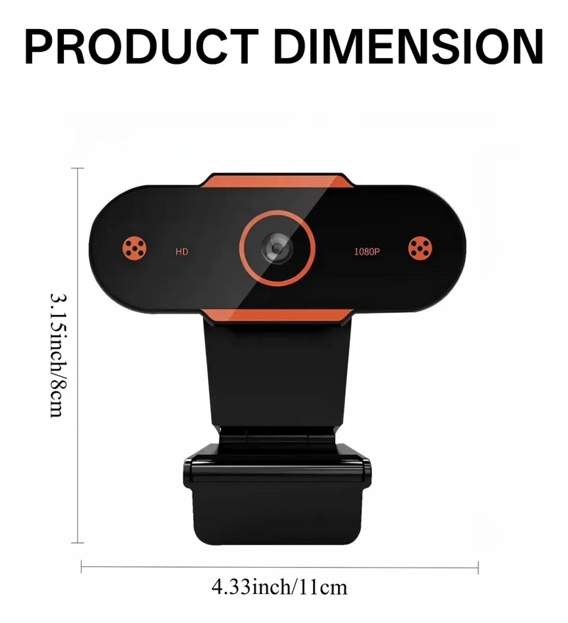 CAMARA DE VIDEO CONFERENCIA FULL HD 1080P CON MICROFONO INTEGRADO - 2