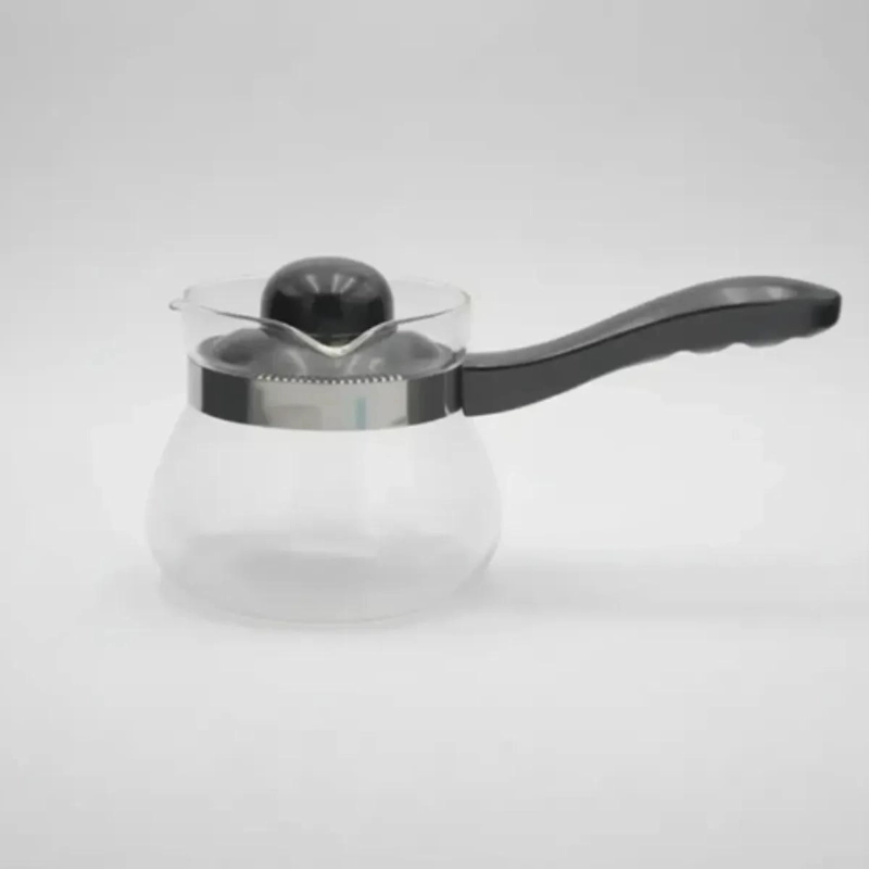 CAFETERA TETERA DE VIDRIO 1050ML CON MANGO Y TAPA - 2