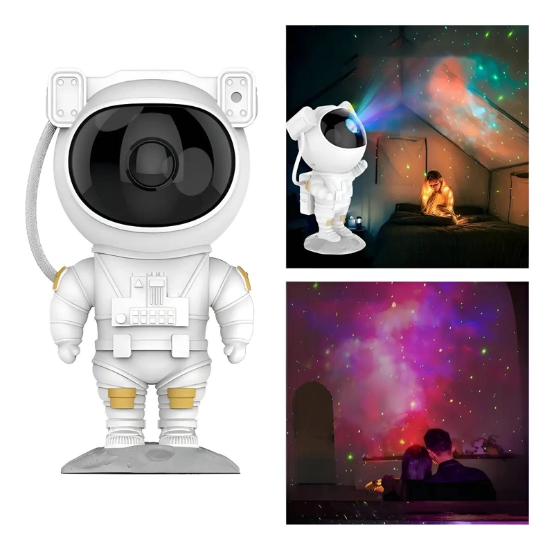 PROYECTOR LED GALAXIA ASTRONAUTA USB PARA AMBIENTES MAGICOS - 3