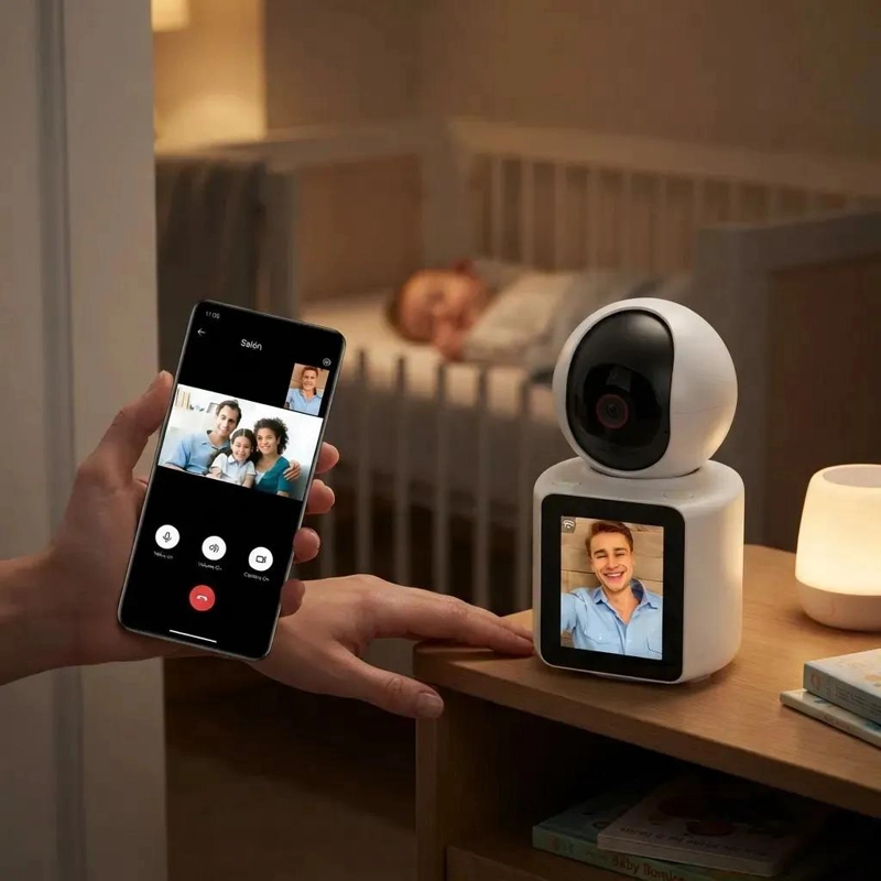CAMARA DE SEGURIDAD PARA BEBE S CON VIDEO LLAMADAS Y DETECCION DE LLANTO - 9