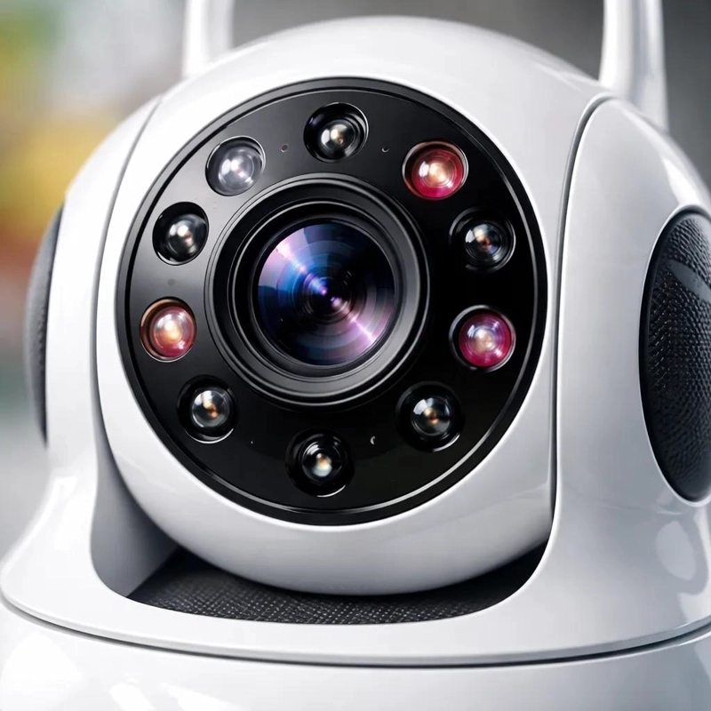 CAMARA ROBOTICA WIFI HD CON VISION NOCTURNA Y AUDIO - 2