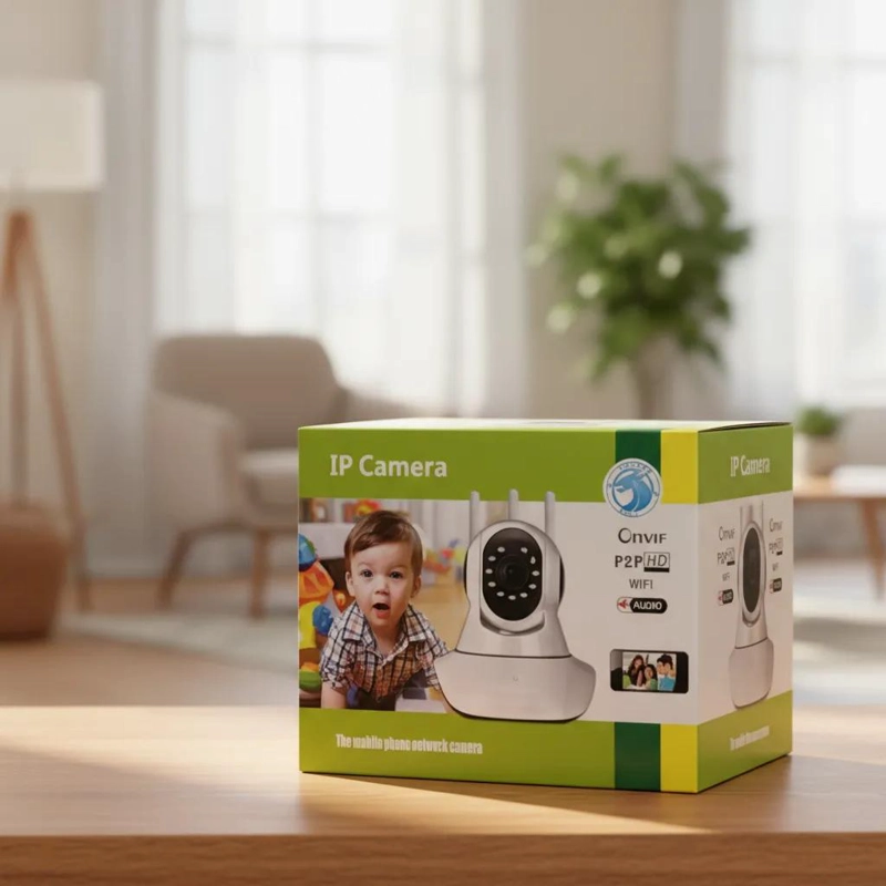 CAMARA ROBOTICA WIFI HD CON VISION NOCTURNA Y AUDIO - 3