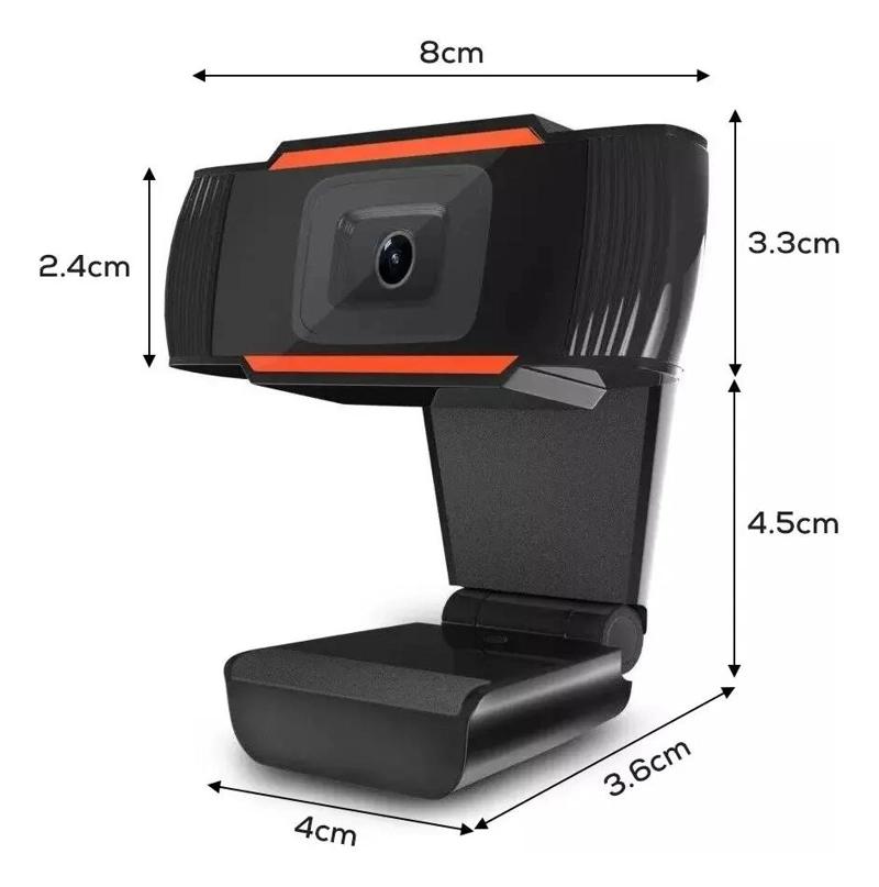 CAMARA WEB USB 720P CON MICROFONO PARA VIDEOCONFERENCIAS - 4