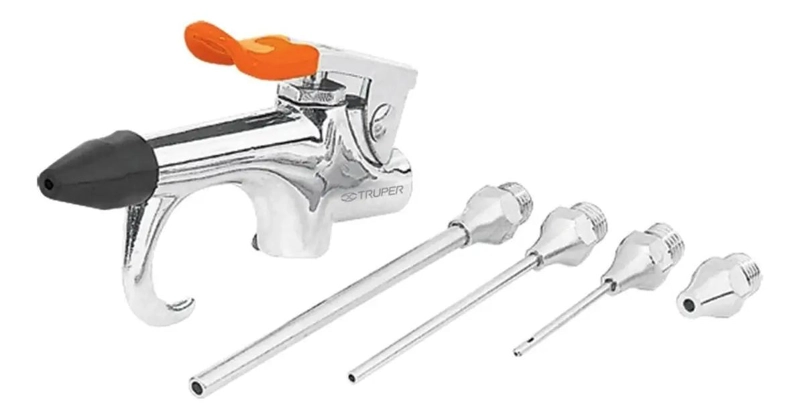 PISTOLA PARA SOPLETEAR 4 BOQUILLAS - 1