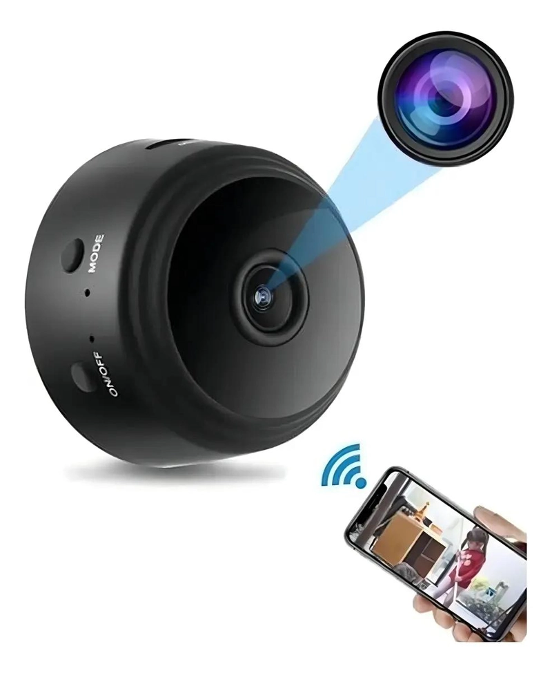 CAMARA ESPIA DE VIGILANCIA CON VISION NOCTURNA Y AUDIO - 2