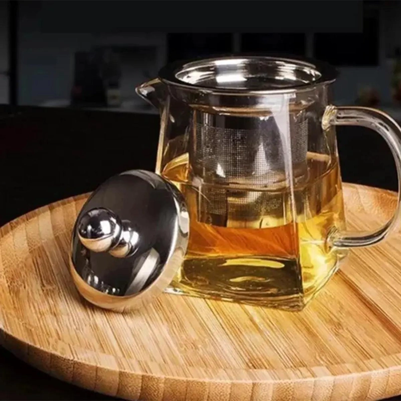 TETERA DE VIDRIO RESISTENTE AL CALOR CON INFUSOR 750ML - 2