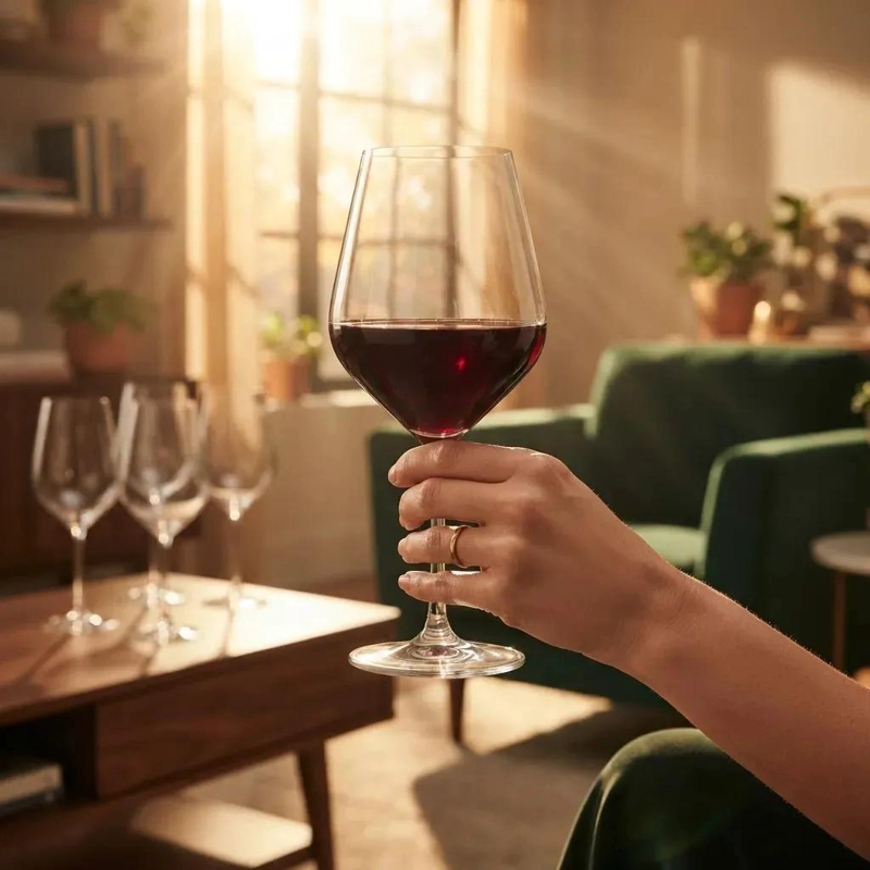 SET DE 6 COPAS DE VINO Y COCTEL DE 507 ML CRISTAR - 8