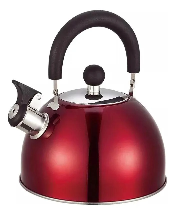 TETERA DE ACERO INOXIDABLE CON SILBATO PARA COCINAS MODERNAS - 1
