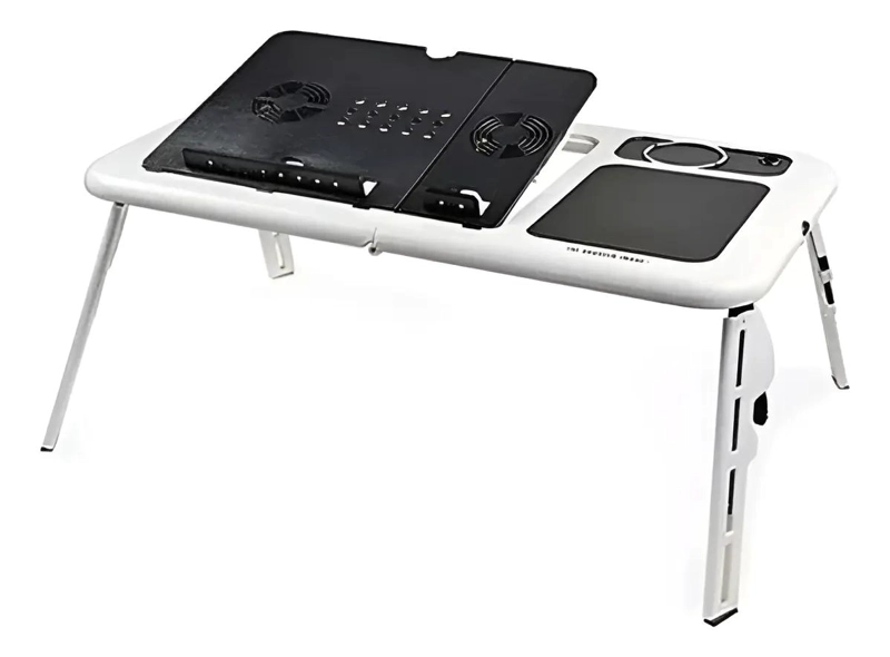 MESA PLEGABLE PARA LAPTOP CON VENTILADORES USB - 1
